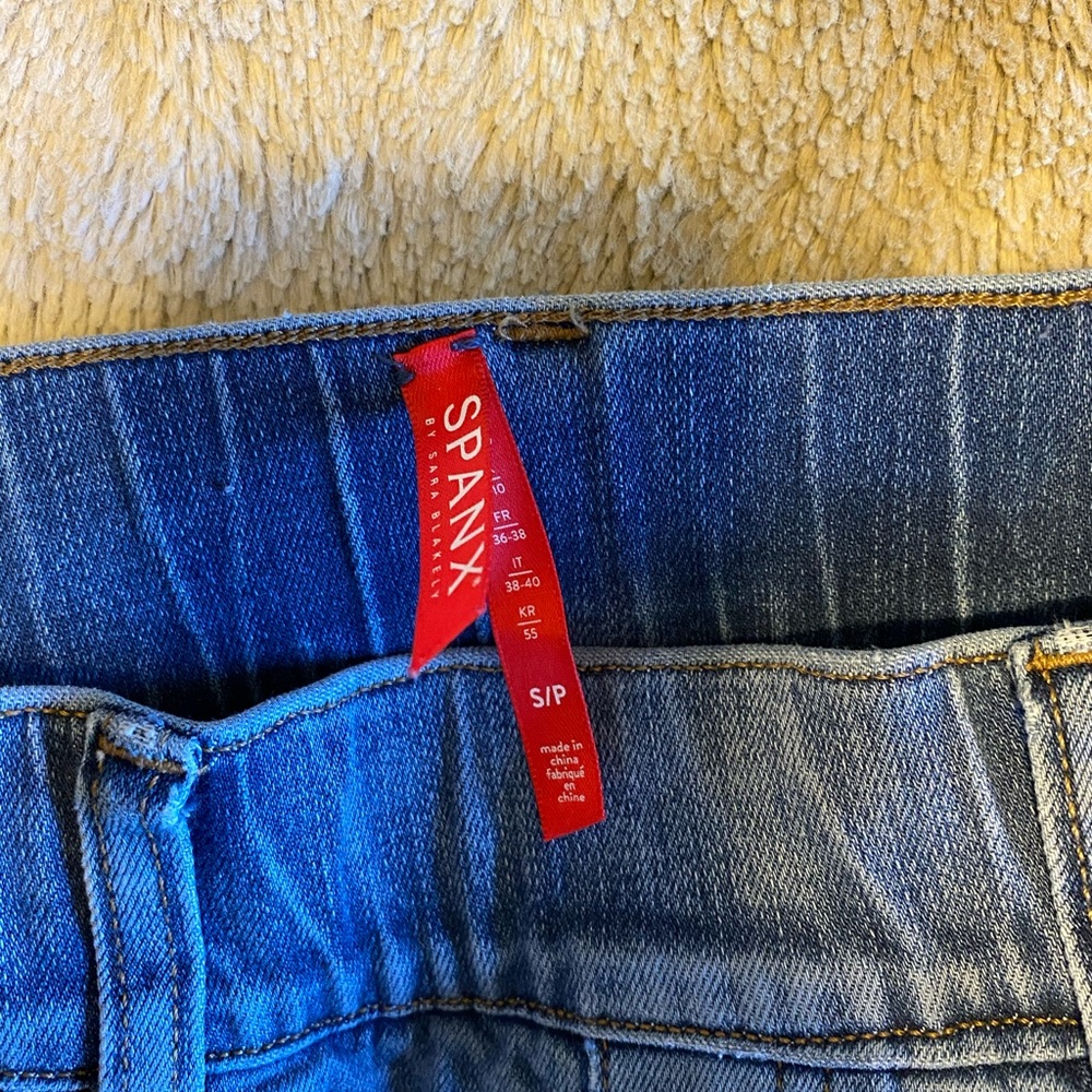 SPANX light blue wash jegging